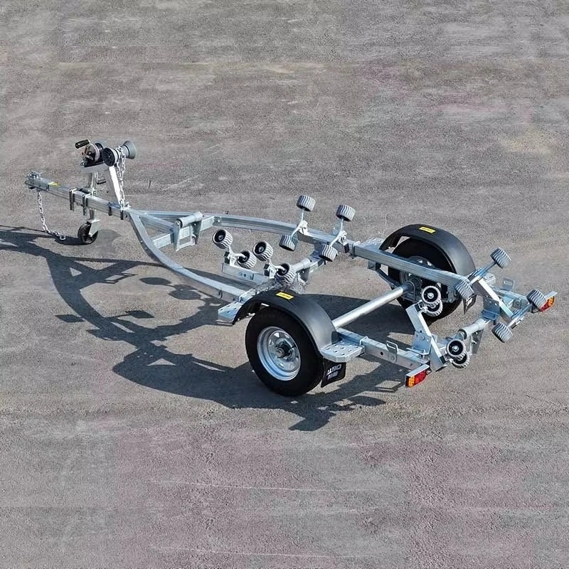 3.65m Grey Soft Roller Boat Trailer for Easy & Loading | 12ft Marine Trailer