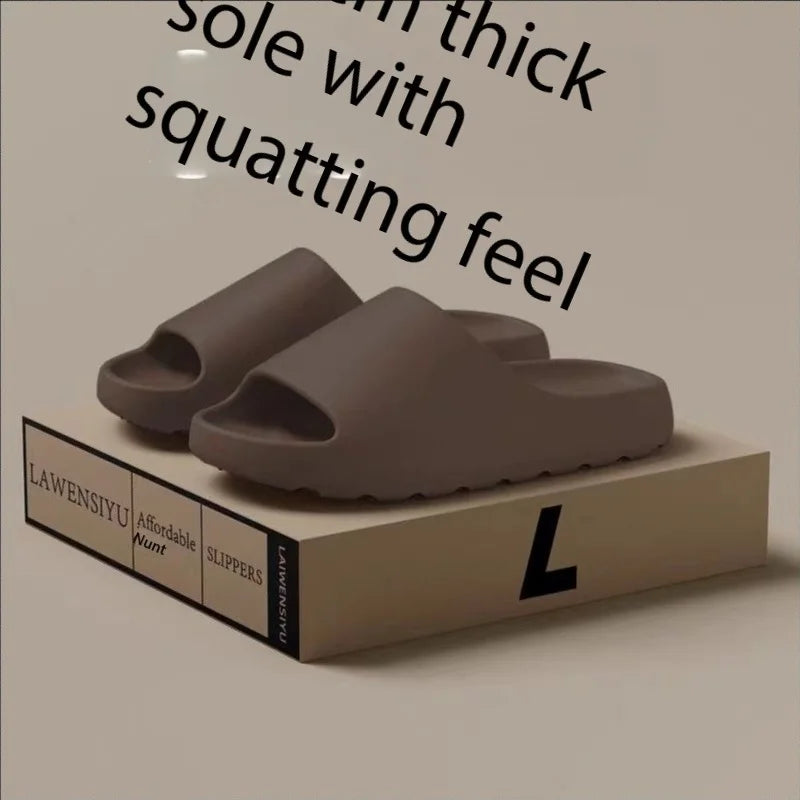 Coconut Slippers Feel like Stepping on Thick-soled Sandals Summer New Non-slip Wearing Sandals