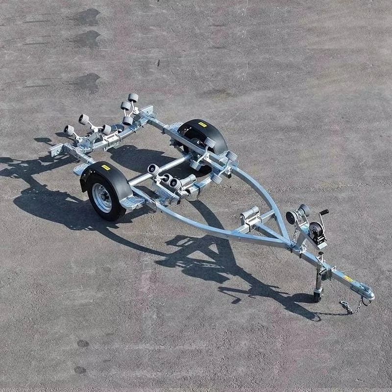 3.65m Grey Soft Roller Boat Trailer for Easy & Loading | 12ft Marine Trailer