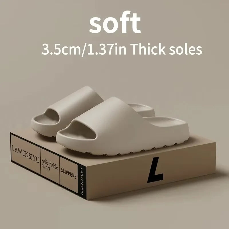 Coconut Slippers Feel like Stepping on Thick-soled Sandals Summer New Non-slip Wearing Sandals