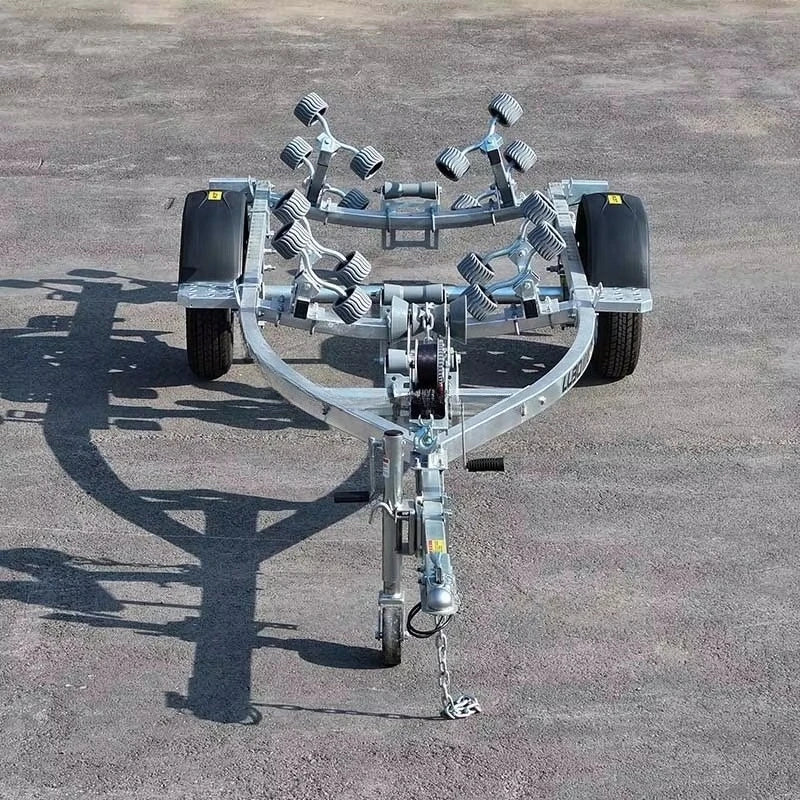 3.65m Grey Soft Roller Boat Trailer for Easy & Loading | 12ft Marine Trailer