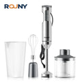 ROUNY 4-in-1 Hand Immersion Blender 1000W Powerful, Stainless Steel