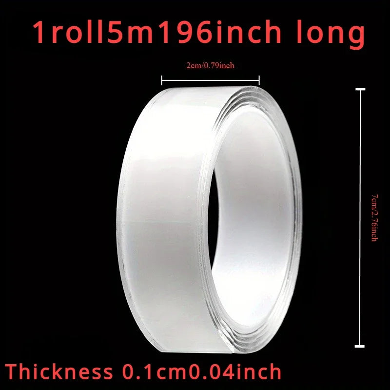Nano Double-Sided Tape Non-Trace Hook Adhesive Acrylic Double-Sided Tape Transparent Tape Water Proof Nano Adhesive200