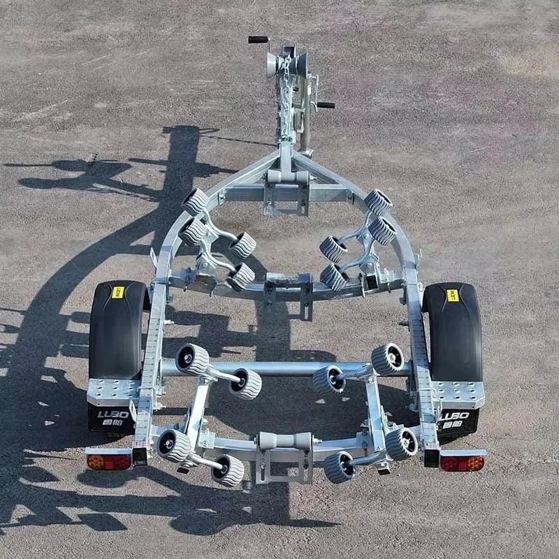 3.65m Grey Soft Roller Boat Trailer for Easy & Loading | 12ft Marine Trailer