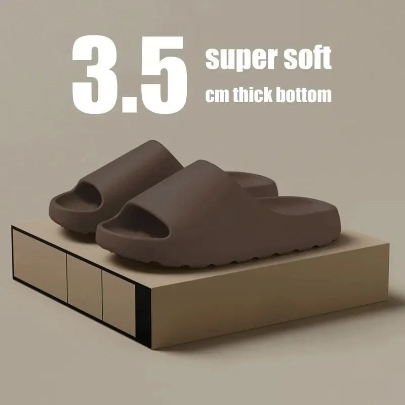 Coconut Slippers Feel like Stepping on Thick-soled Sandals Summer New Non-slip Wearing Sandals