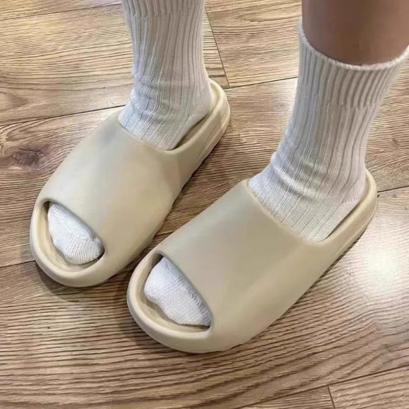 Coconut Slippers Feel like Stepping on Thick-soled Sandals Summer New Non-slip Wearing Sandals
